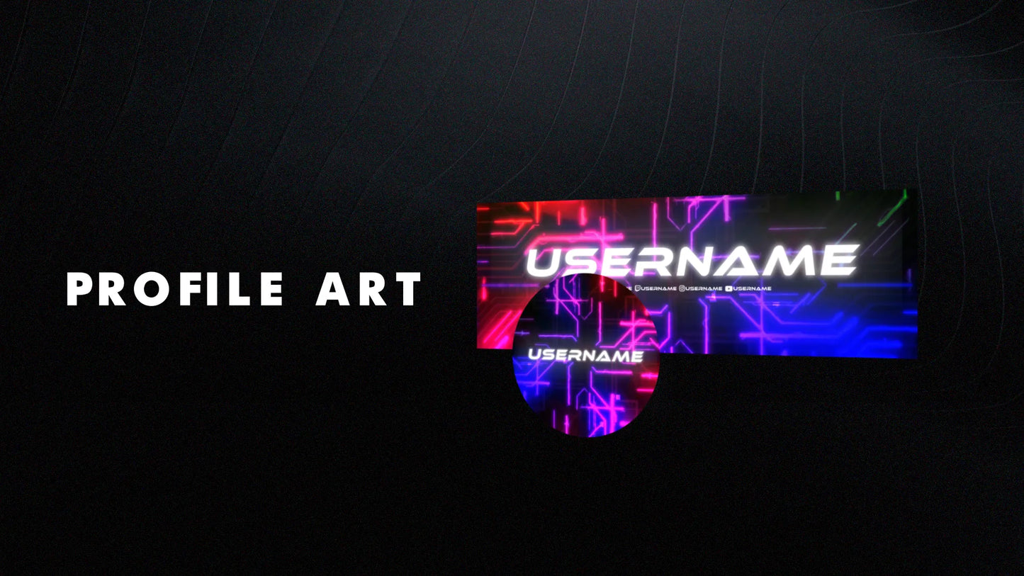 Cyber Neon Stream Package