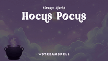 Load image into Gallery viewer, Hocus Pocus Stream Overlay Package