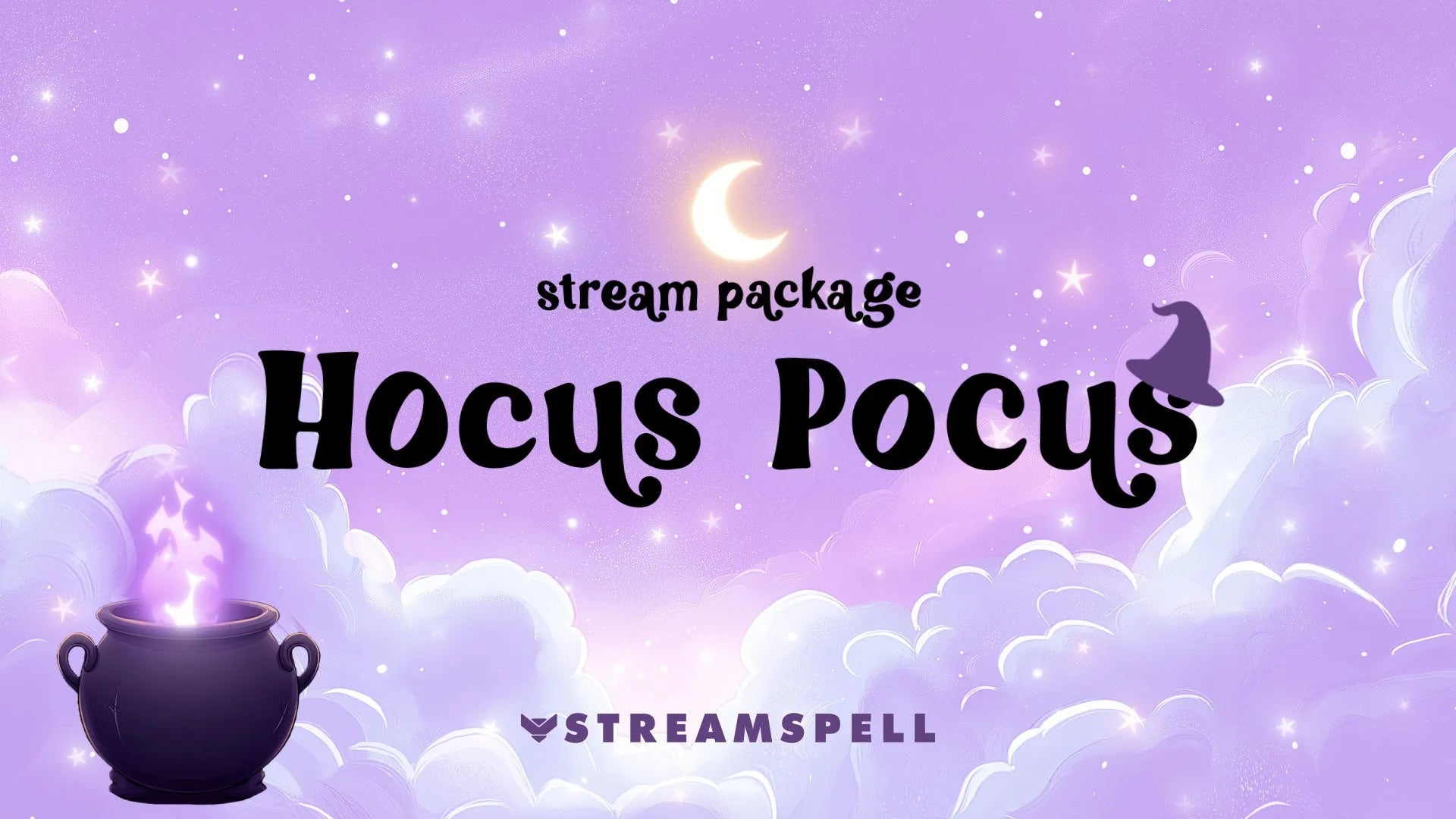 Hocus Pocus Stream Overlay Package | StreamSpell