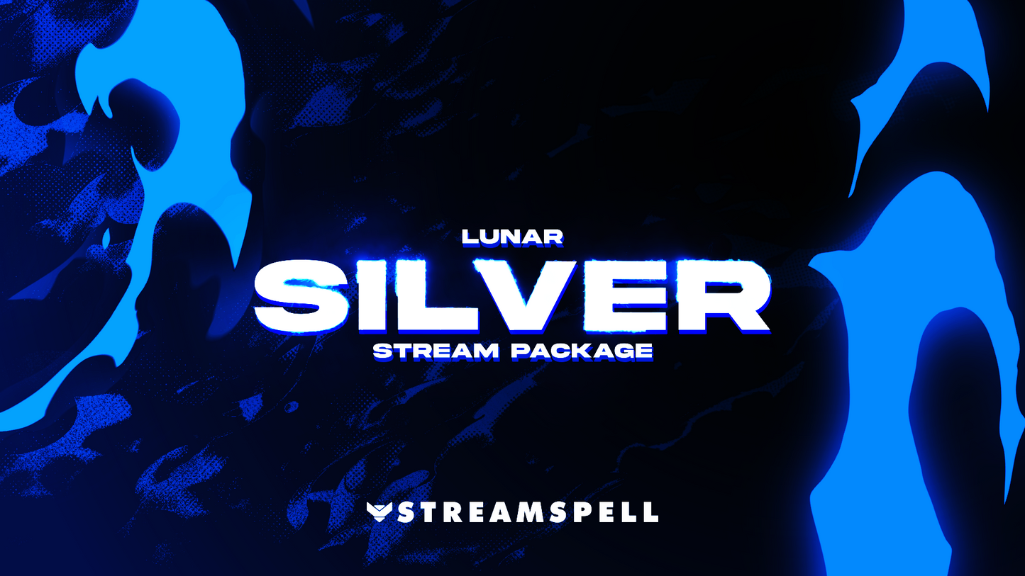 Lunar Silver OBS Scene Collection