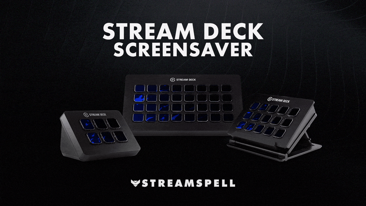 Lunar Silver Stream Deck Screensaver