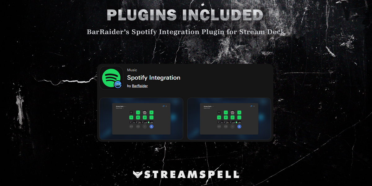 Spotify Metal Stream Deck Profile
