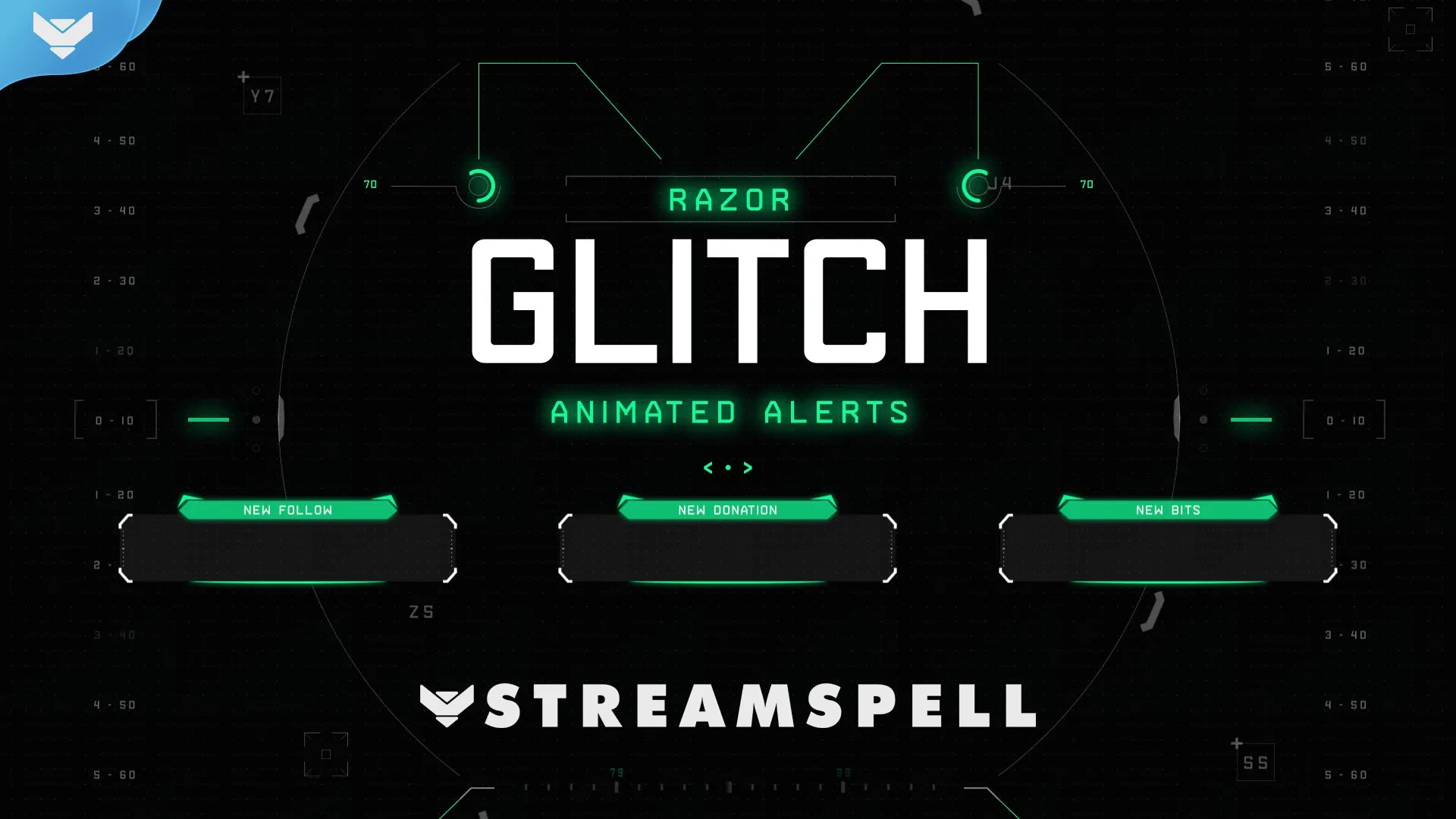Razor Glitch Stream Alerts | Stream Alerts | StreamSpell