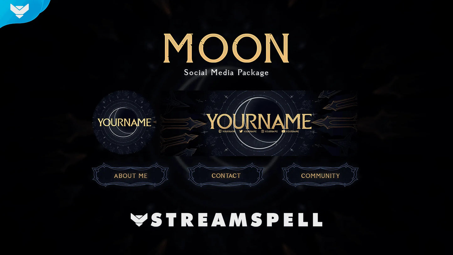 Sun & Moon Social Media Package