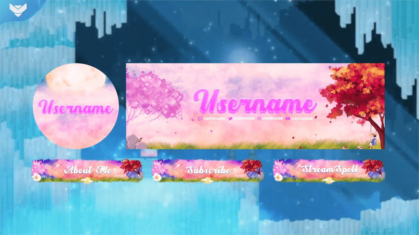 Watercolor Dream Stream Package