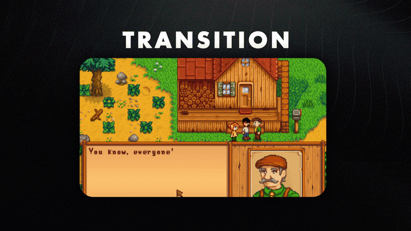Llama Coffee Shop Stream Transition