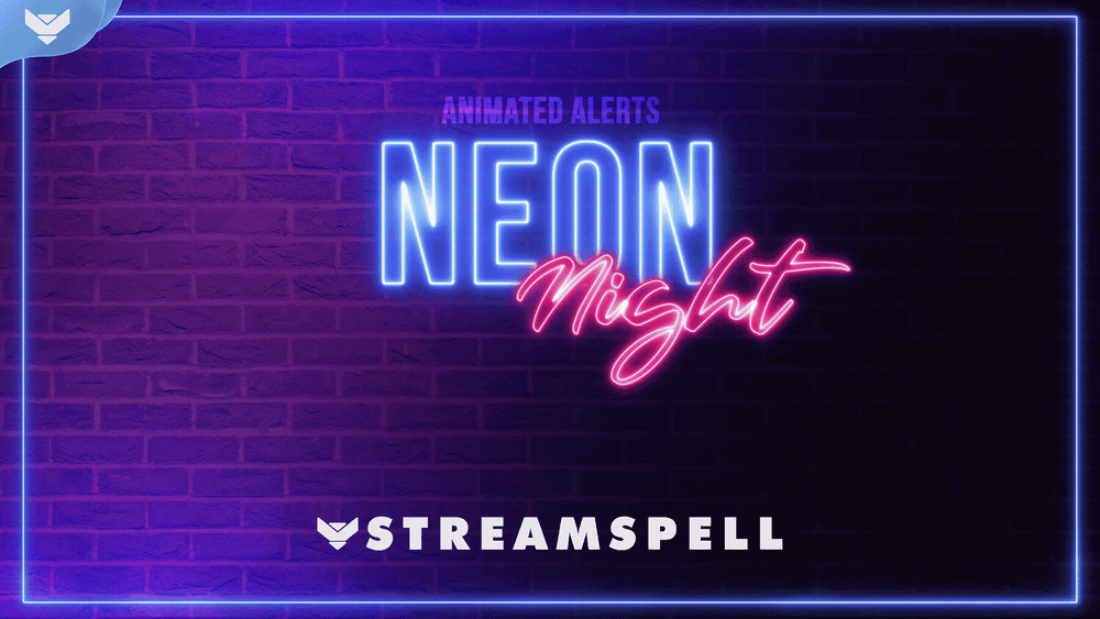 Neon Night Stream Alerts