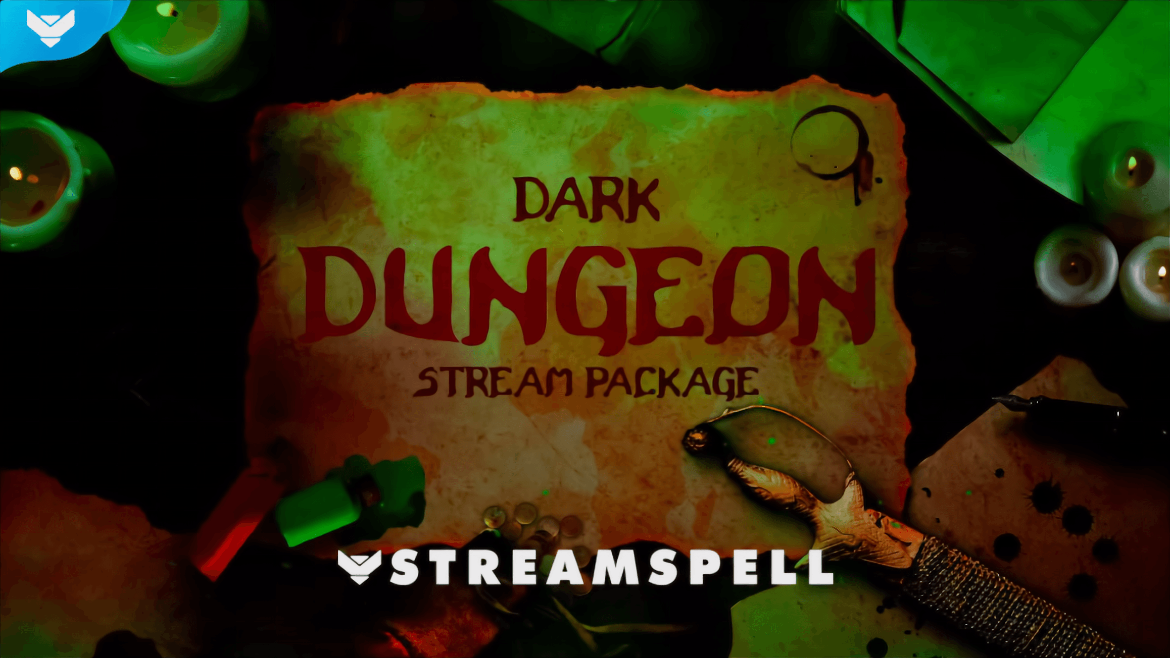 Dark HUD Stream Package – StreamSpell