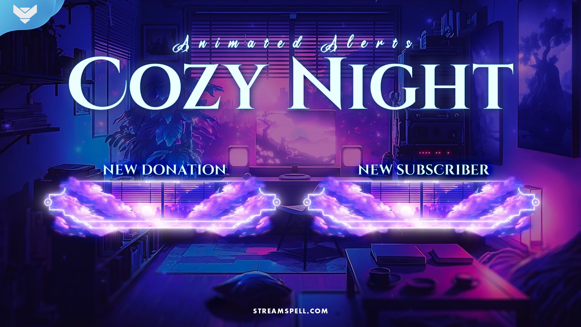 Cozy Night Stream Package – StreamSpell