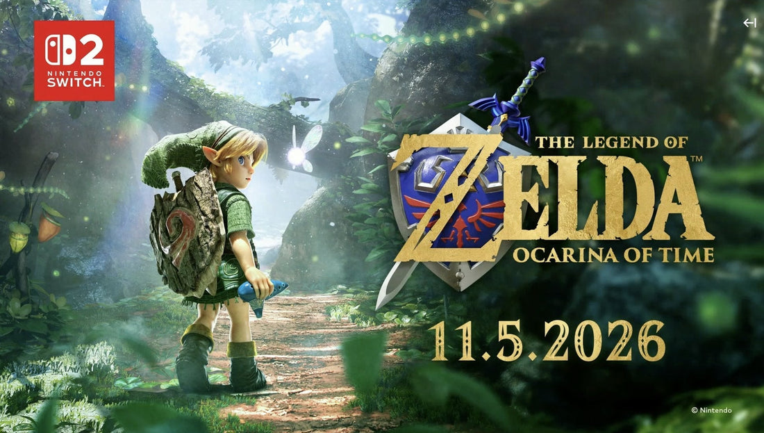 The Legend of Zelda: Ocarina of Time for Nintendo Switch 2, launching November 5, 2026, featured in the Nintendo Direct September 2026 announcements.