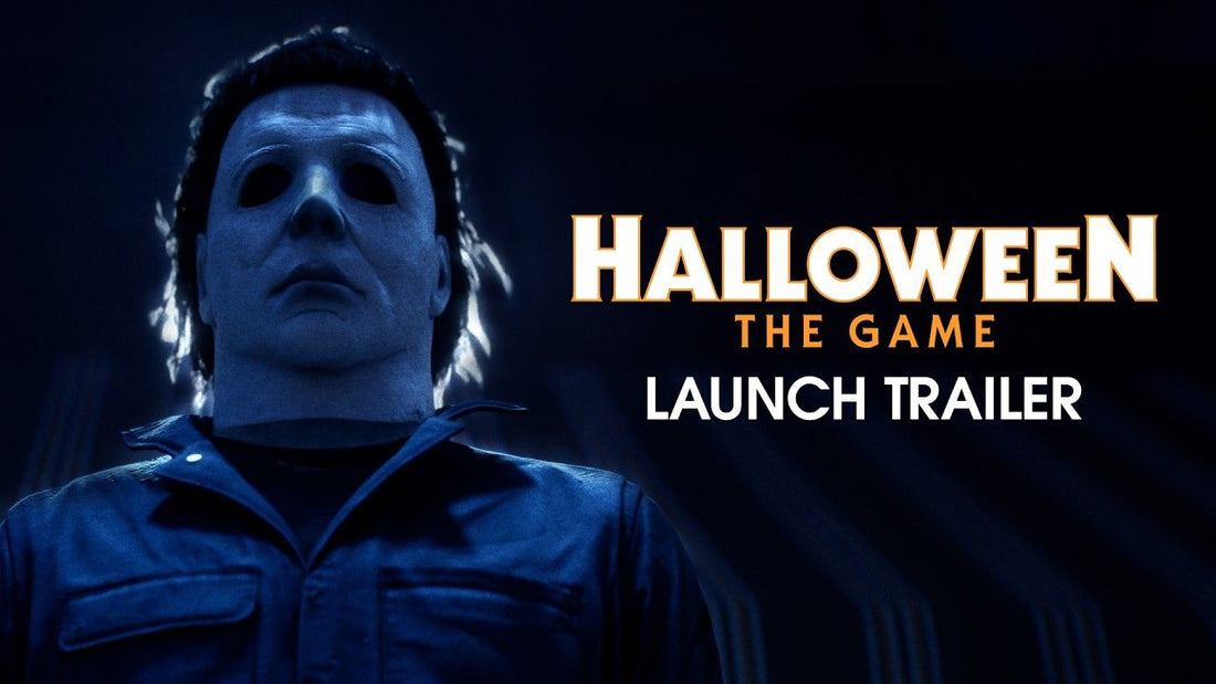 Halloween The Game launch trailer showing Michael Myers in Haddonfield