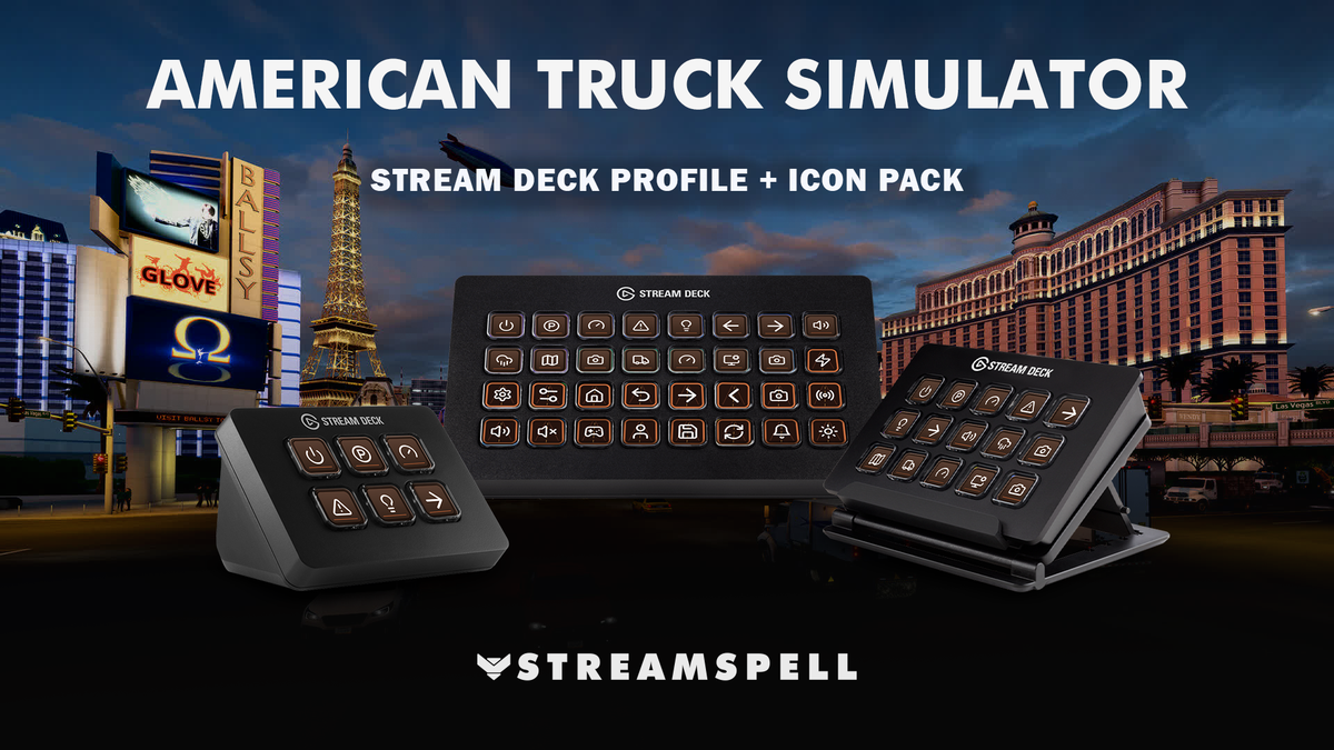 American Truck Simulator Stream Deck Profile cover