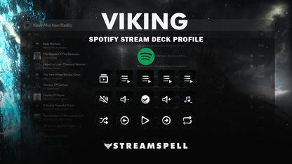 Viking Spotify Stream Deck Profile