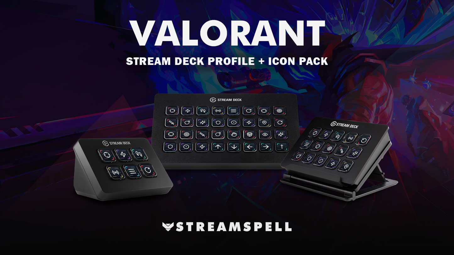 VALORANT Stream Deck Profile