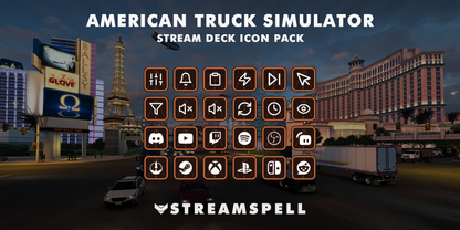 American Truck Simulator Stream Deck Icon Pack