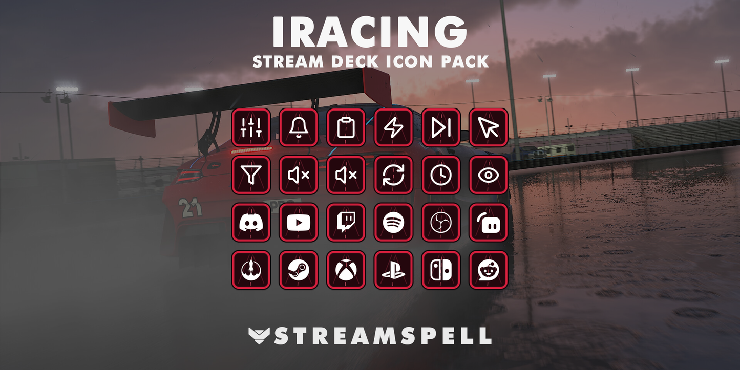 iRacing Stream Deck Icon Pack