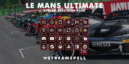 Le Mans Ultimate Stream Deck Icon Pack