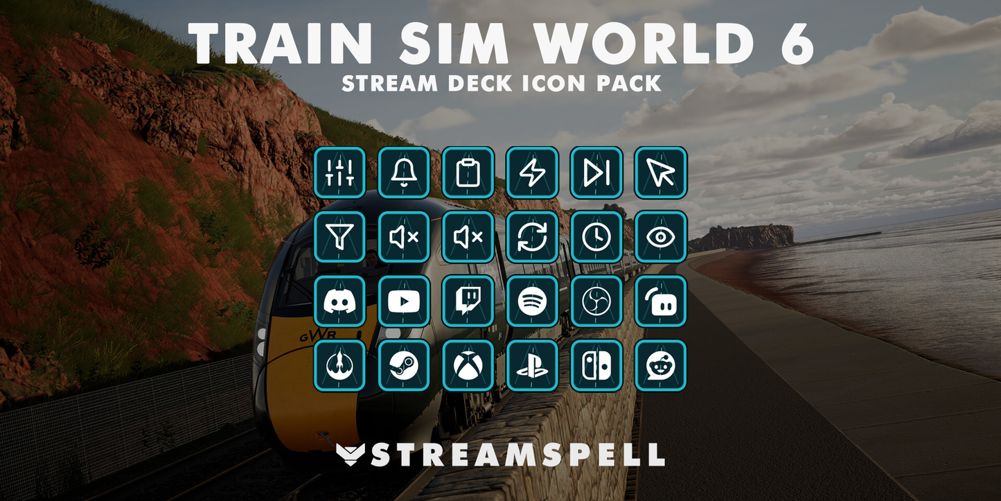 Train Sim World 6 Stream Deck Icon Pack