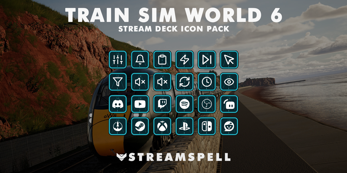 Train Sim World 6 Stream Deck Icon Pack