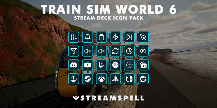 Train Sim World 6 Stream Deck Icon Pack