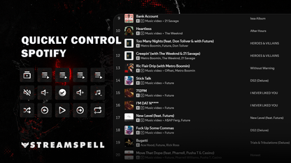 Rock n' Roll Spotify Stream Deck Profile