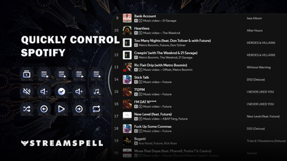 Moon Spotify Stream Deck Profile