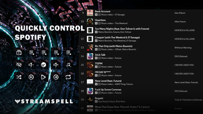 Tarnished Spotify Stream Deck Profile