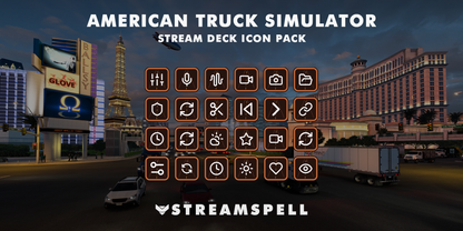 American Truck Simulator Stream Deck Icon Pack