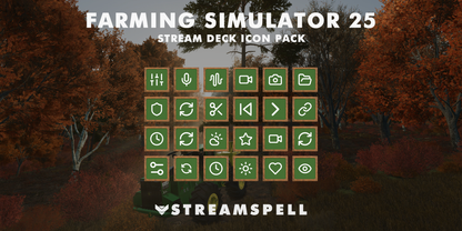 Farming Simulator 25 Stream Deck Icon Pack