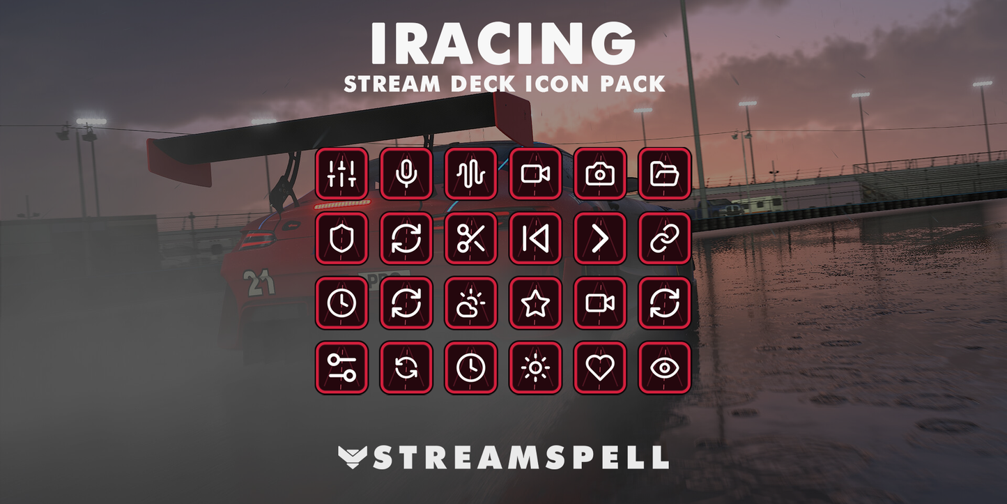 iRacing Stream Deck Icon Pack