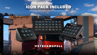 Euro Truck Simulator 2 Stream Deck Profile icon pack included