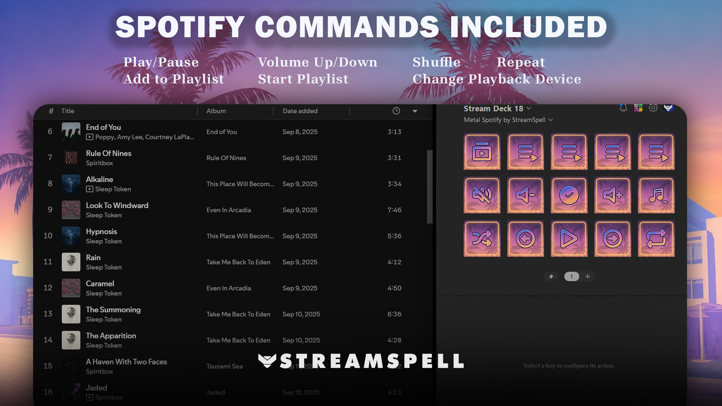 GTA VI Spotify Stream Deck Profile