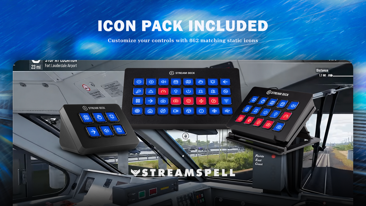 Train Sim World 7 Stream Deck Profile