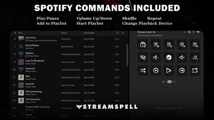 Rock n' Roll Spotify Stream Deck Profile