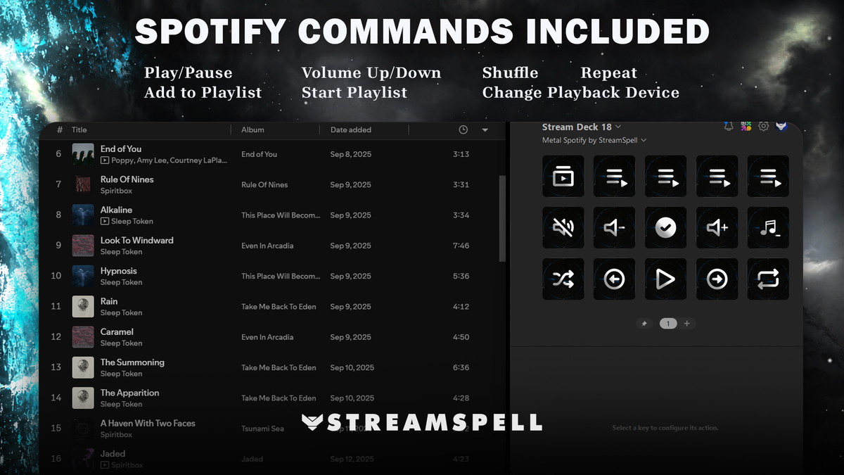 Viking Spotify Stream Deck Profile