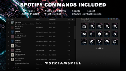 Tarnished Spotify Stream Deck Profile