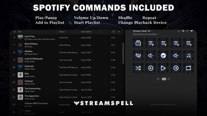 Moon Spotify Stream Deck Profile