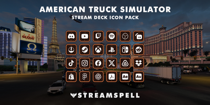 American Truck Simulator Stream Deck Icon Pack