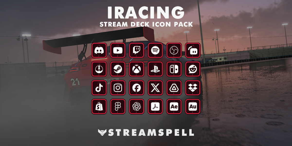 iRacing Stream Deck Icon Pack