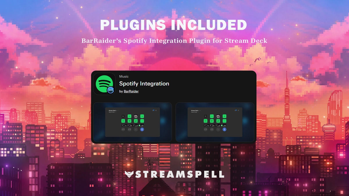 Pixel Lo-fi Spotify Stream Deck Profile