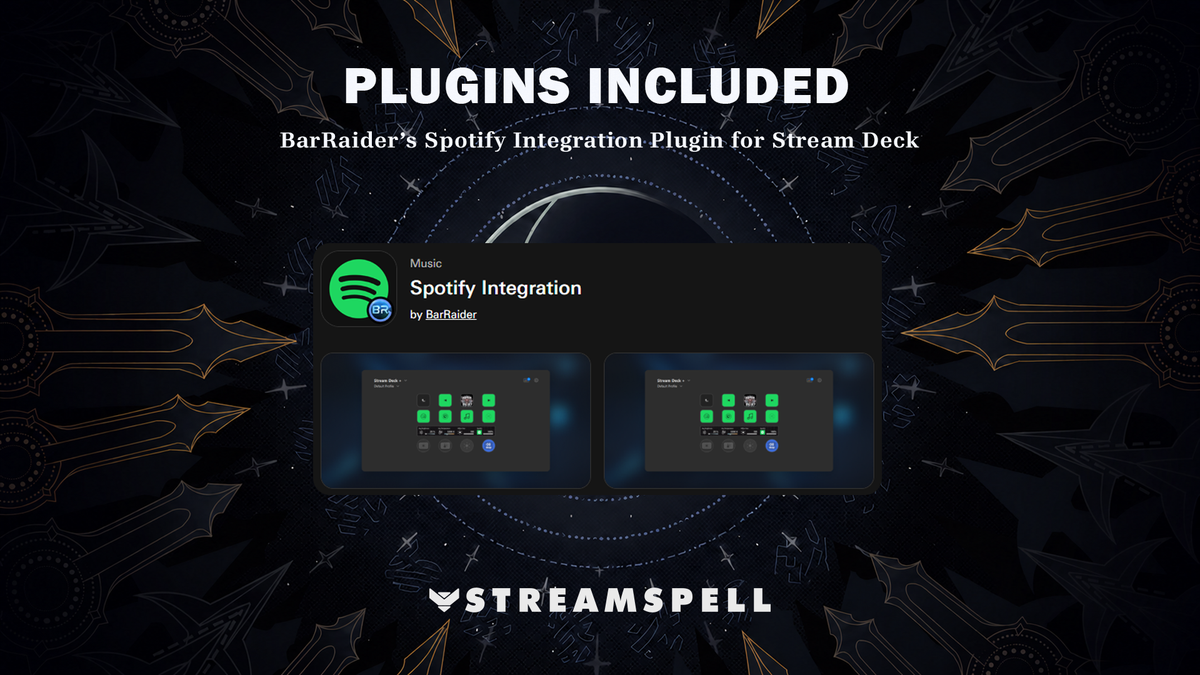 Moon Spotify Stream Deck Profile
