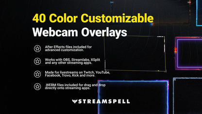 40 Animated Webcam Overlays
