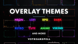 40 Animated Webcam Overlays for Twitch, OBS & Streamlabs - StreamSpell