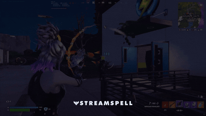 Animated stream alerts with winter fireworks effects, glowing particles, and snowy atmosphere from the Winter Fireworks 2026 stream overlays by StreamSpell. Designed for Twitch and YouTube streams.