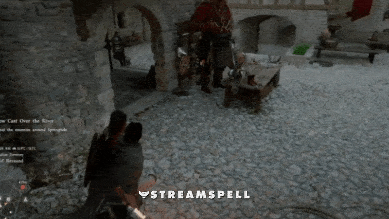 Animated stream alerts with cinematic rune effects and glowing ember particles from the Crimson Saga Stream Package for Twitch and YouTube.