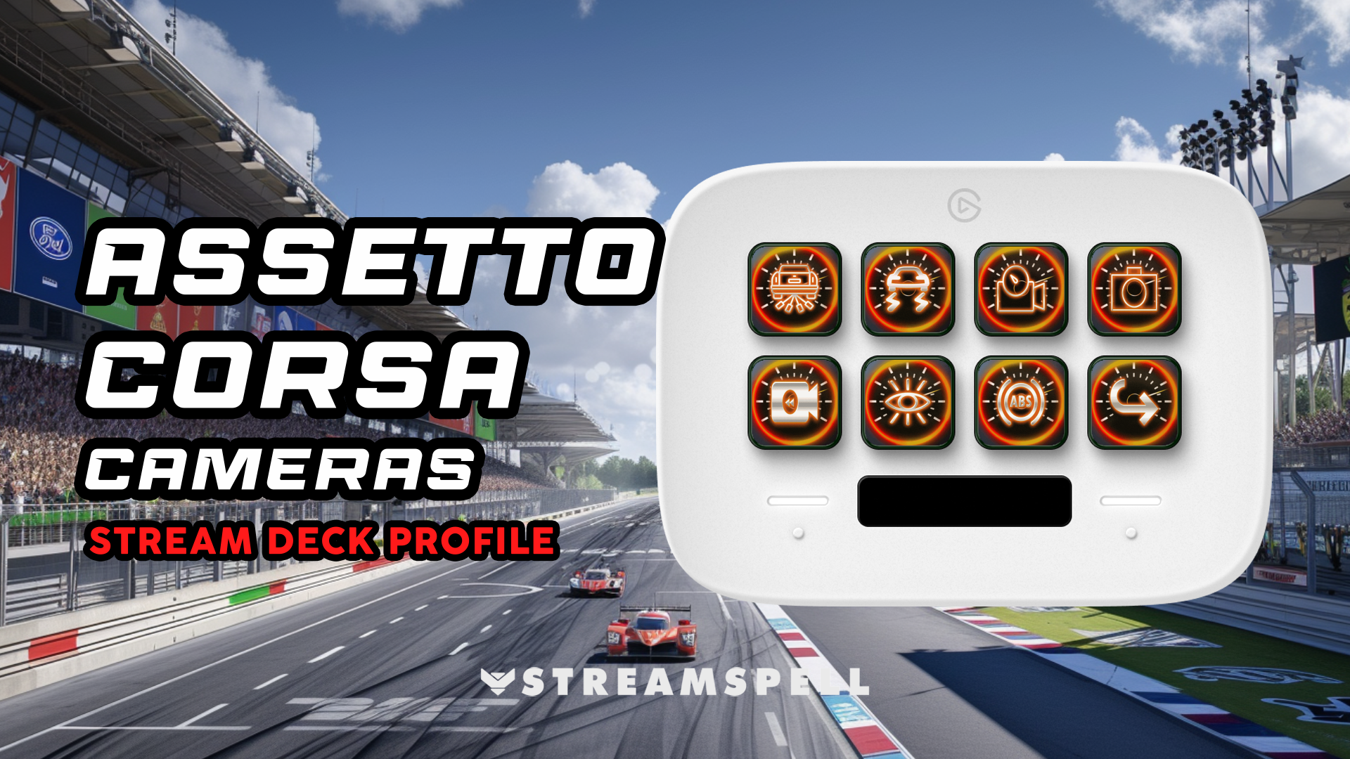 Assetto Corsa Cameras Stream Deck Profile