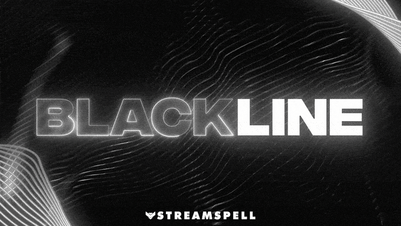 Black Line Stream Overlay