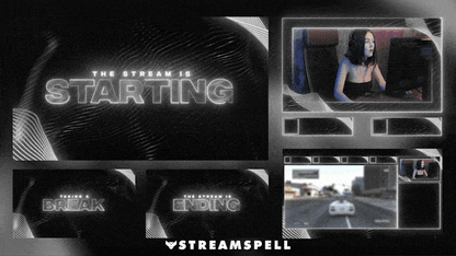 Black Line Stream Overlay