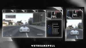 Black Line Stream Overlay