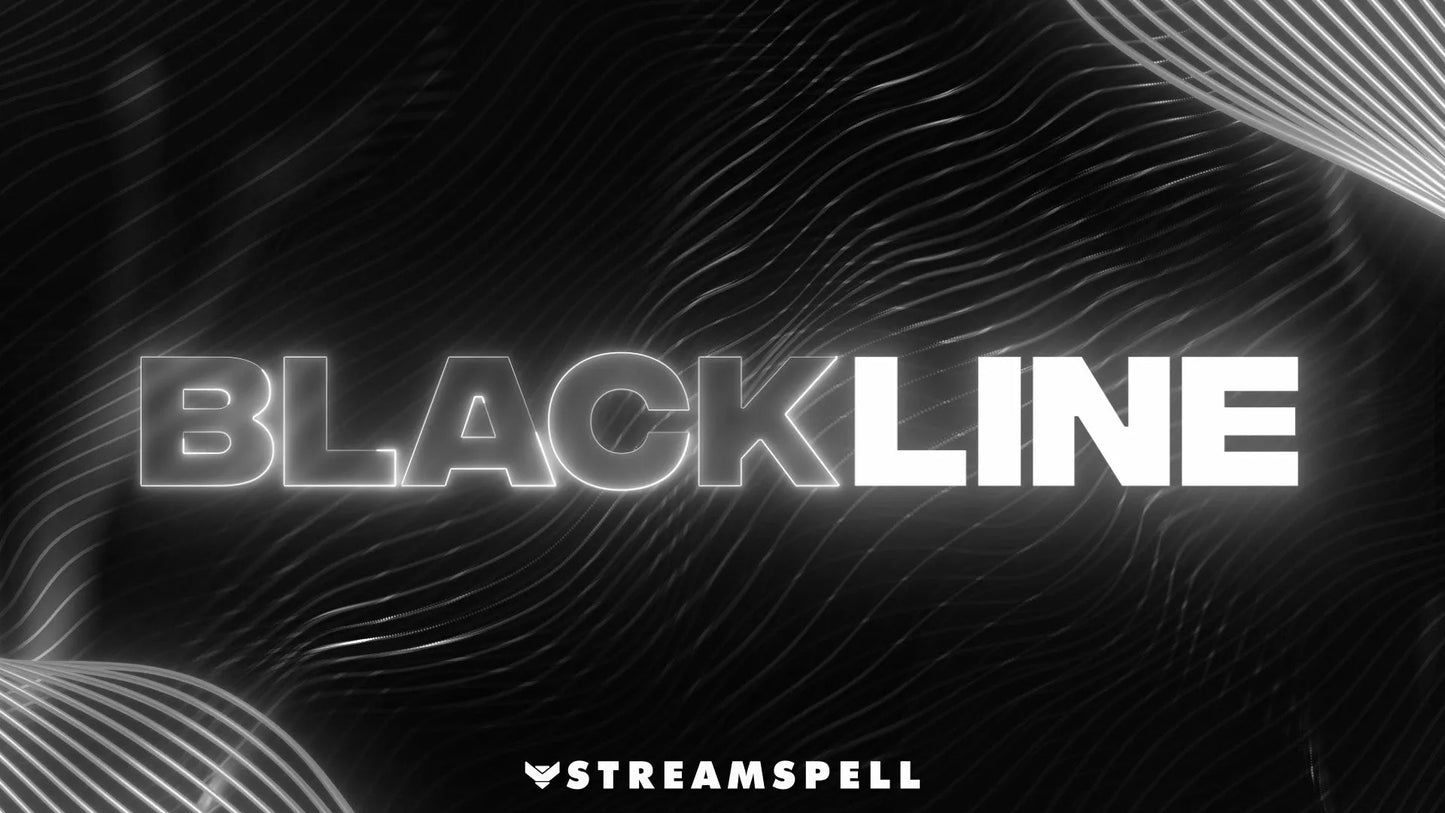 Black Line Stream Overlay